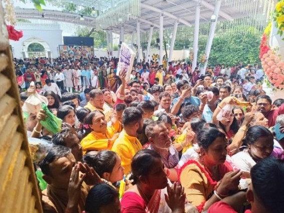 Maha-Ashtami puja at Agartala Durga Bari. TIWN Pic Sep 30 Maha-Ashtami puja at Agartala Durga Bari. TIWN Pic Sep 30